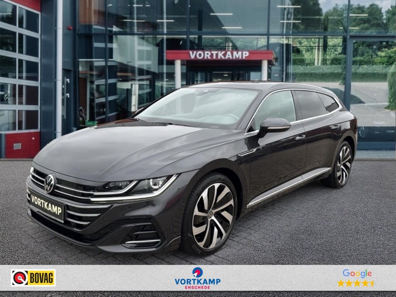 Volkswagen Arteon - 1.4 TSI DSG R-LINE EHYBRID TREKHAAK/360-CAMERA/NAVI/ACC/E-KLEP/STOELVERW - AutoWereld.nl