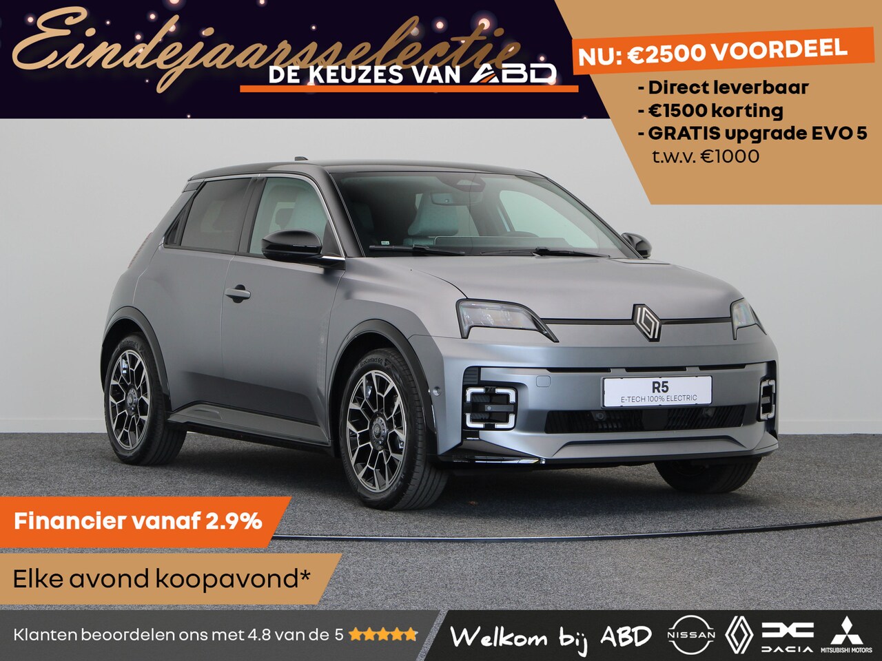 Renault 5 - Roland-Garros Comfort range | Achteruitrijcamera | Elektrisch verwarmbare voorstoelen | IS - AutoWereld.nl