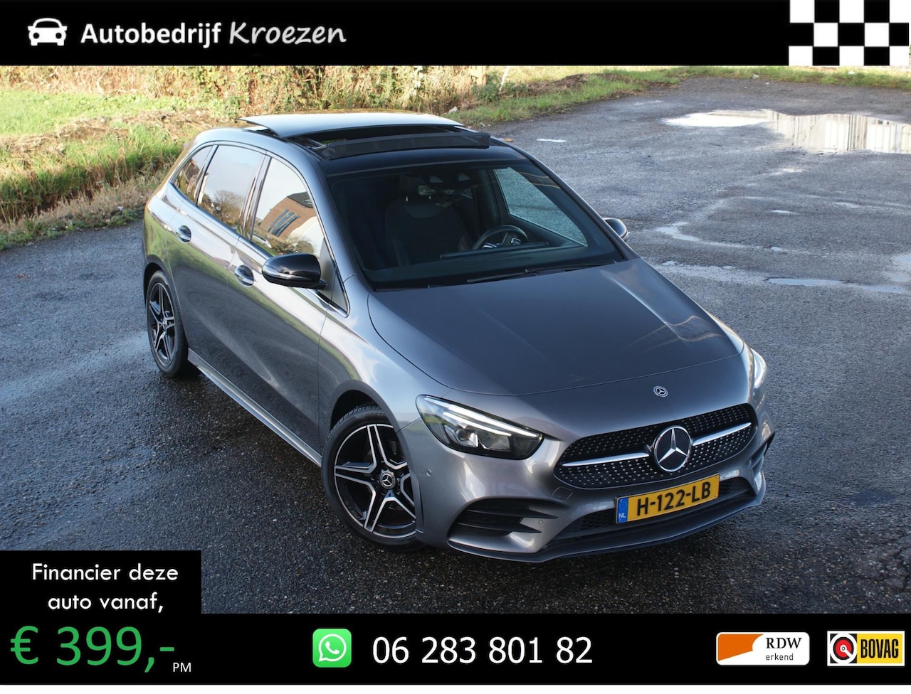 Mercedes-Benz B-klasse - 180 | AMG Pakket| Pano | Night Pakket | Org NL | - AutoWereld.nl