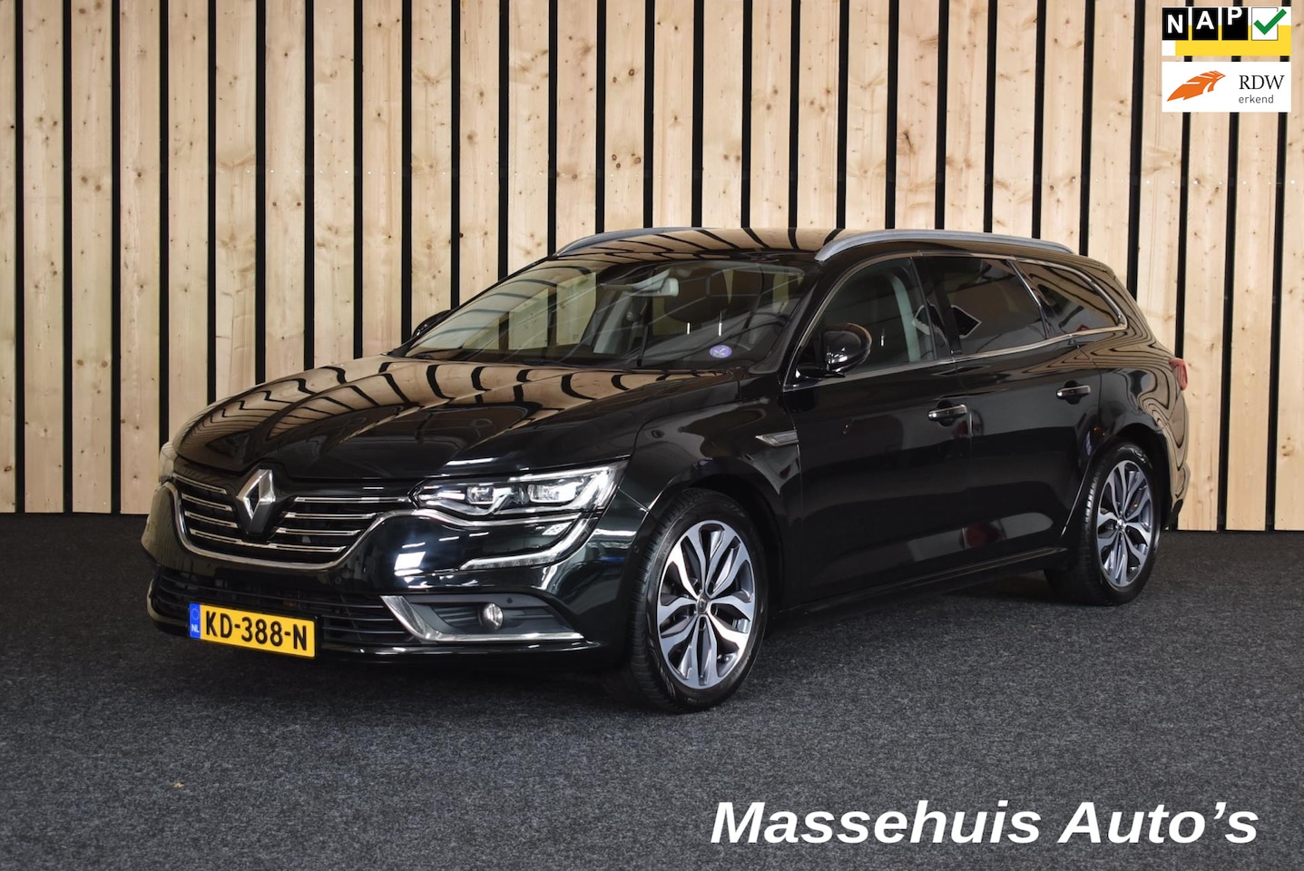 Renault Talisman Estate - 1.6 TCe Intens Automaat 120dkm LED Cruise Navi Clima Halfleer 4-Control Nwe APK - AutoWereld.nl