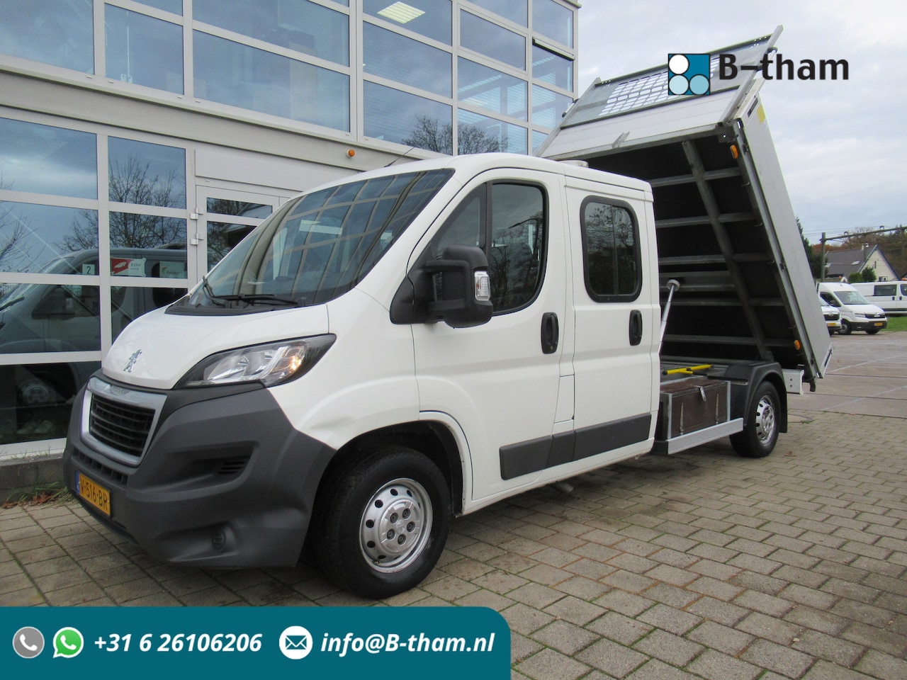 Peugeot Boxer - 335 2.0 HDI L3 DOKA Dubbelcabine Kipper - AutoWereld.nl