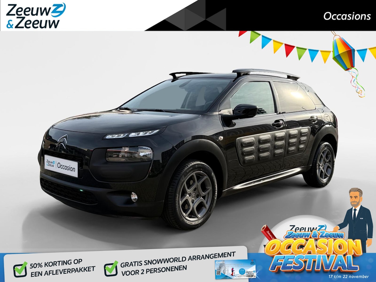 Citroën C4 Cactus - 1.2 VTi Shine | 1e eigenaar | Navigatie | Climate control | Lage kilometers | Lichtmetalen - AutoWereld.nl