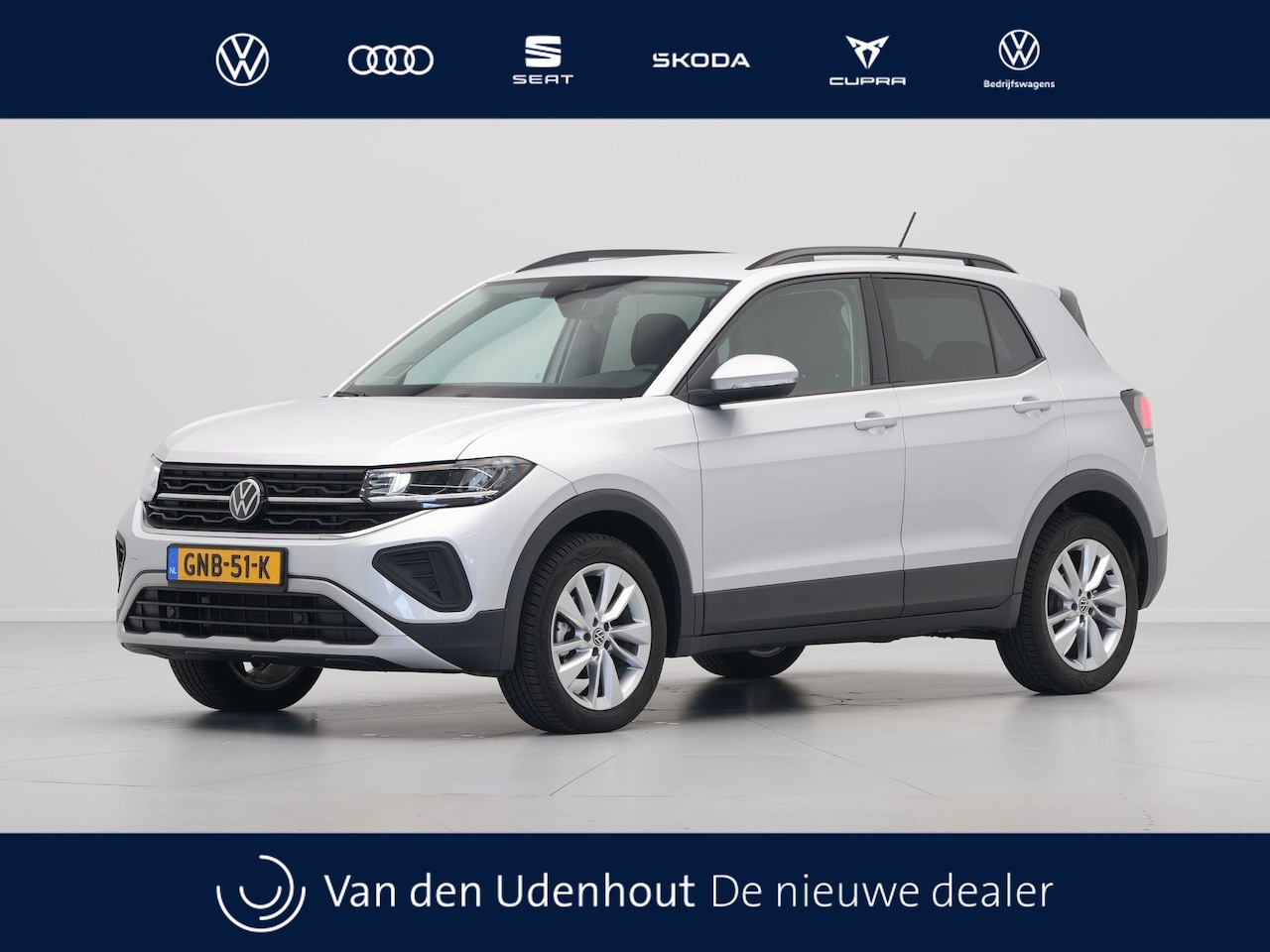 Volkswagen T-Cross - 1.0 TSI 115pk DSG Life Edition Navi via App Camera Keyless Stoelverwarming Acc - AutoWereld.nl