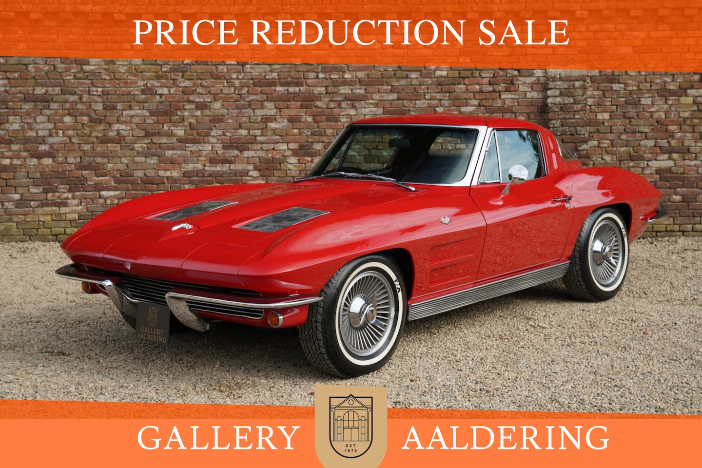 Corvette C2 - Sting Ray Split Window PRICE REDUCTION! Rare one-year-only "Split Window" Coupé, Finished - AutoWereld.nl