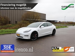 Tesla Model 3 - Performance AWD 75 kWh enhanced autopilot 462 pk dual motor 360 cam memory seats panodak
