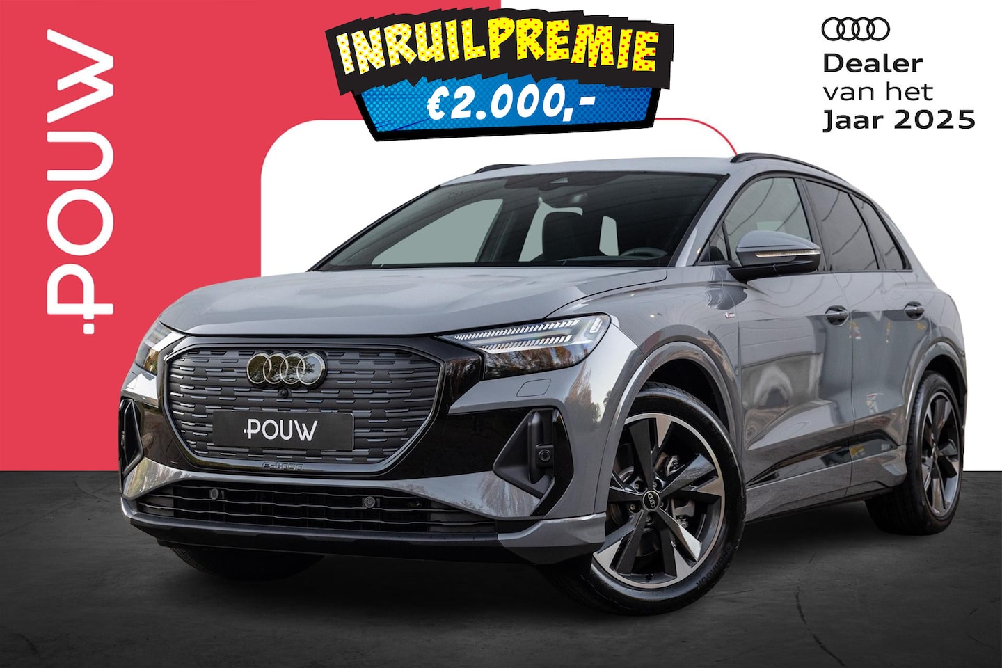 Audi Q4 e-tron - 45 quattro 286pk S Edition Competition 82 kWh | Navigatie Pakket - AutoWereld.nl