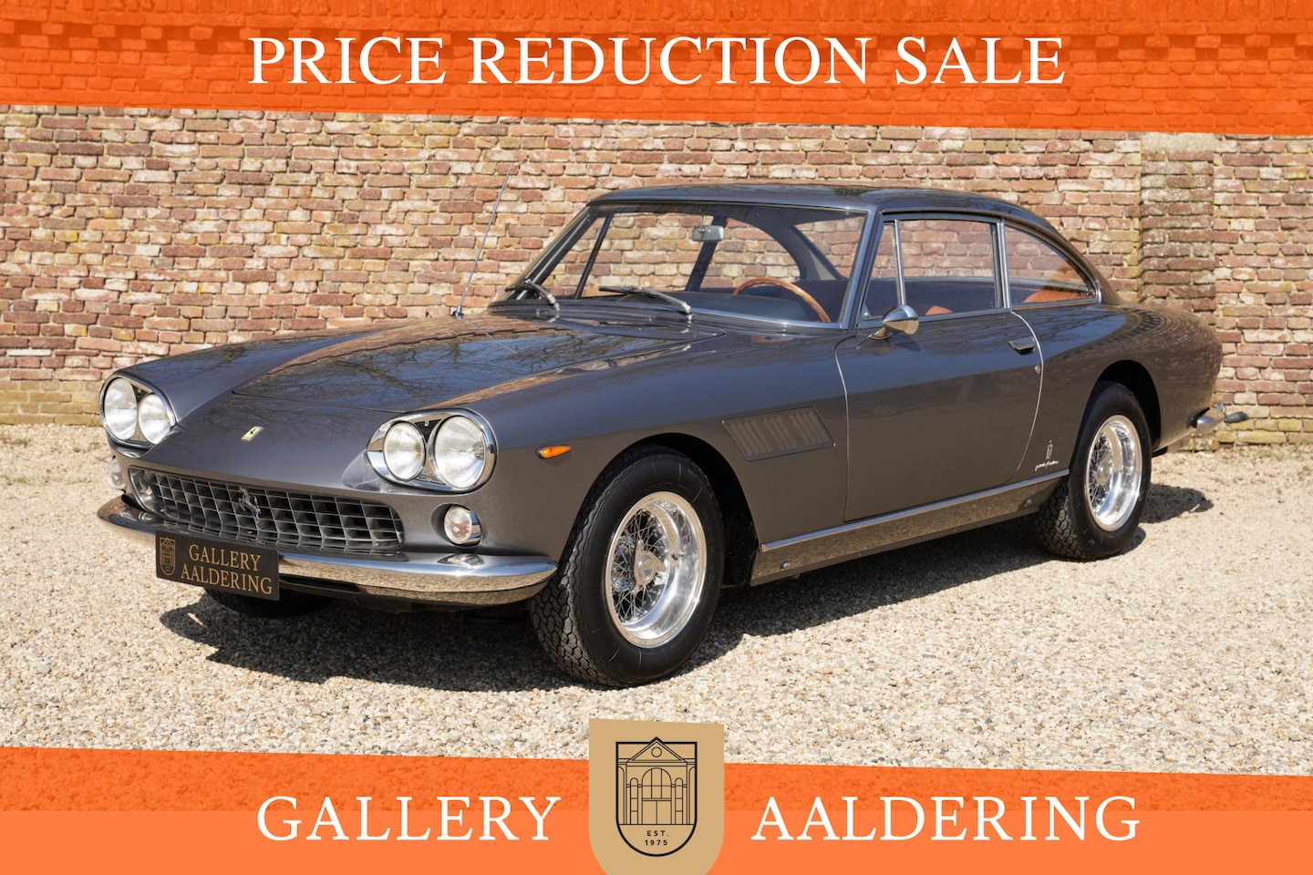 Ferrari 330 - GT PRICE REDUCTION! Interim Sought after Interim version, 5-speed, Grigio Fumo - AutoWereld.nl