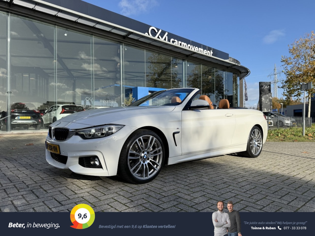 BMW 4-serie Cabrio - 440i High Executive M-Sport | Navi | Camera | Memory | Leer | Ne - AutoWereld.nl