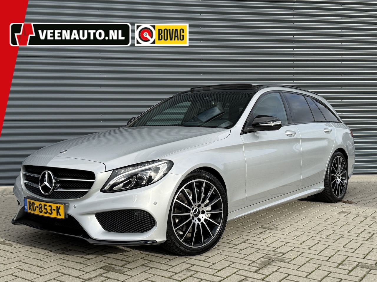 Mercedes-Benz C-klasse Estate - 180 AMG Burmester/Pano/HUD/Camera - AutoWereld.nl