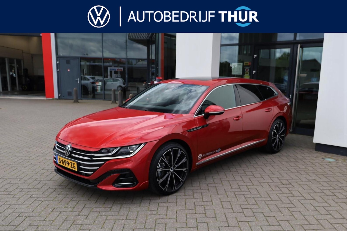 Volkswagen Arteon Shooting Brake - 2.0 TSI R-Line Business+ 190PK / 140kW 7 versn. DSG, Assistentiepakket, Designpakket, Lich - AutoWereld.nl
