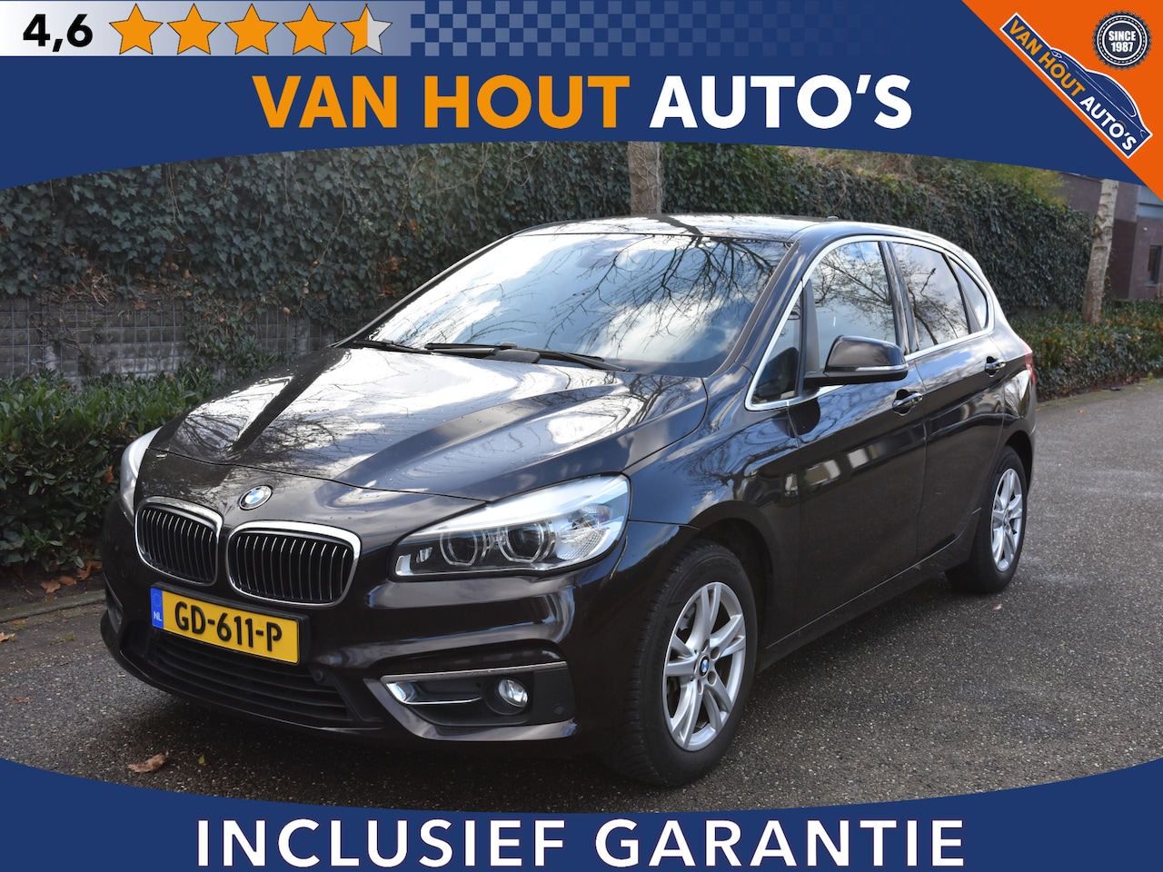 BMW 2-serie Active Tourer - 218i Luxury | AUTOMAAT | SPORTLEDER | CAMERA | NAVI - AutoWereld.nl