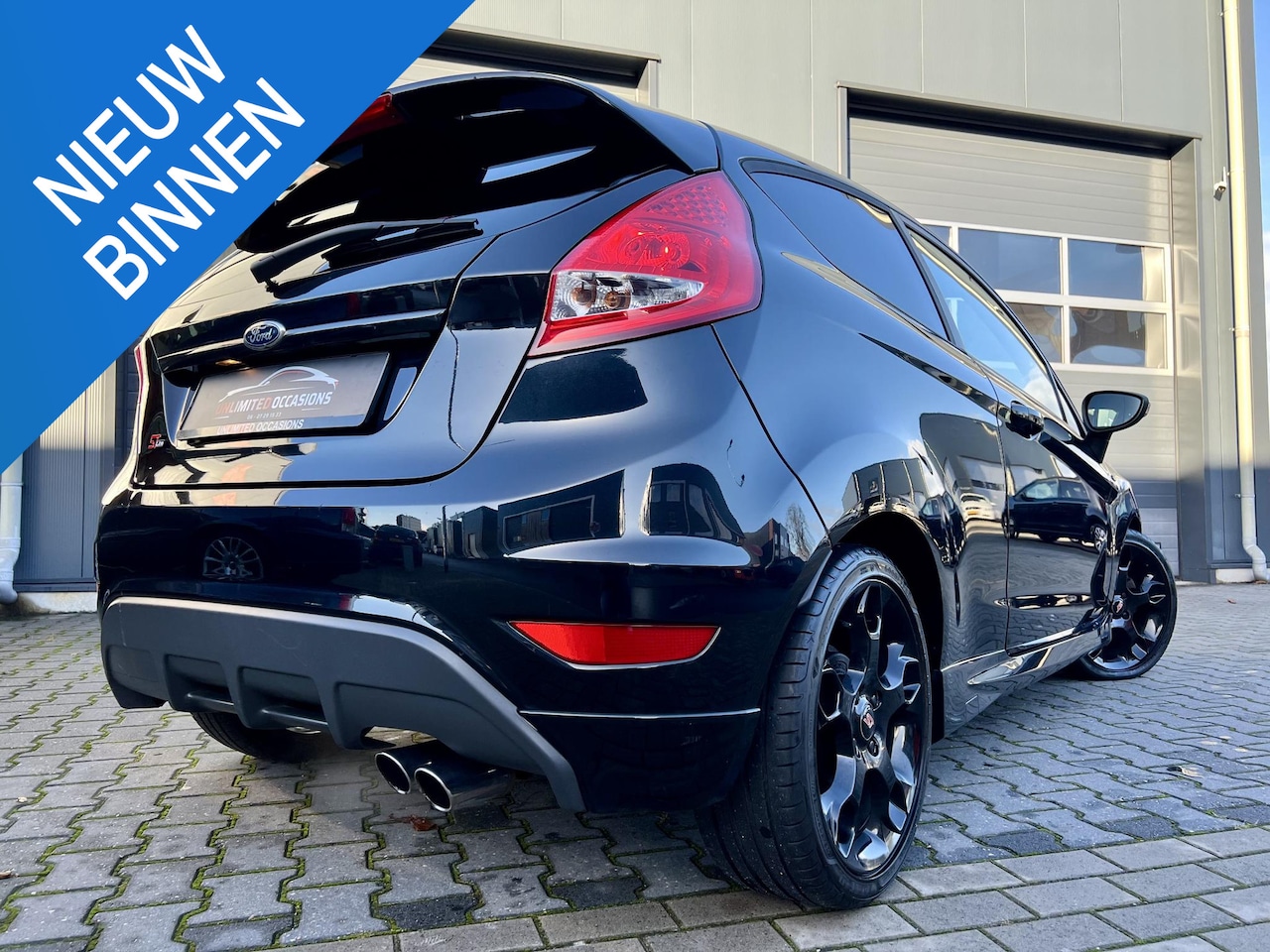 Ford Fiesta - 1,6 Ti-VCT S *METAL*ST-LINE*135PK*LEER*BLACK ON BLACK! - AutoWereld.nl