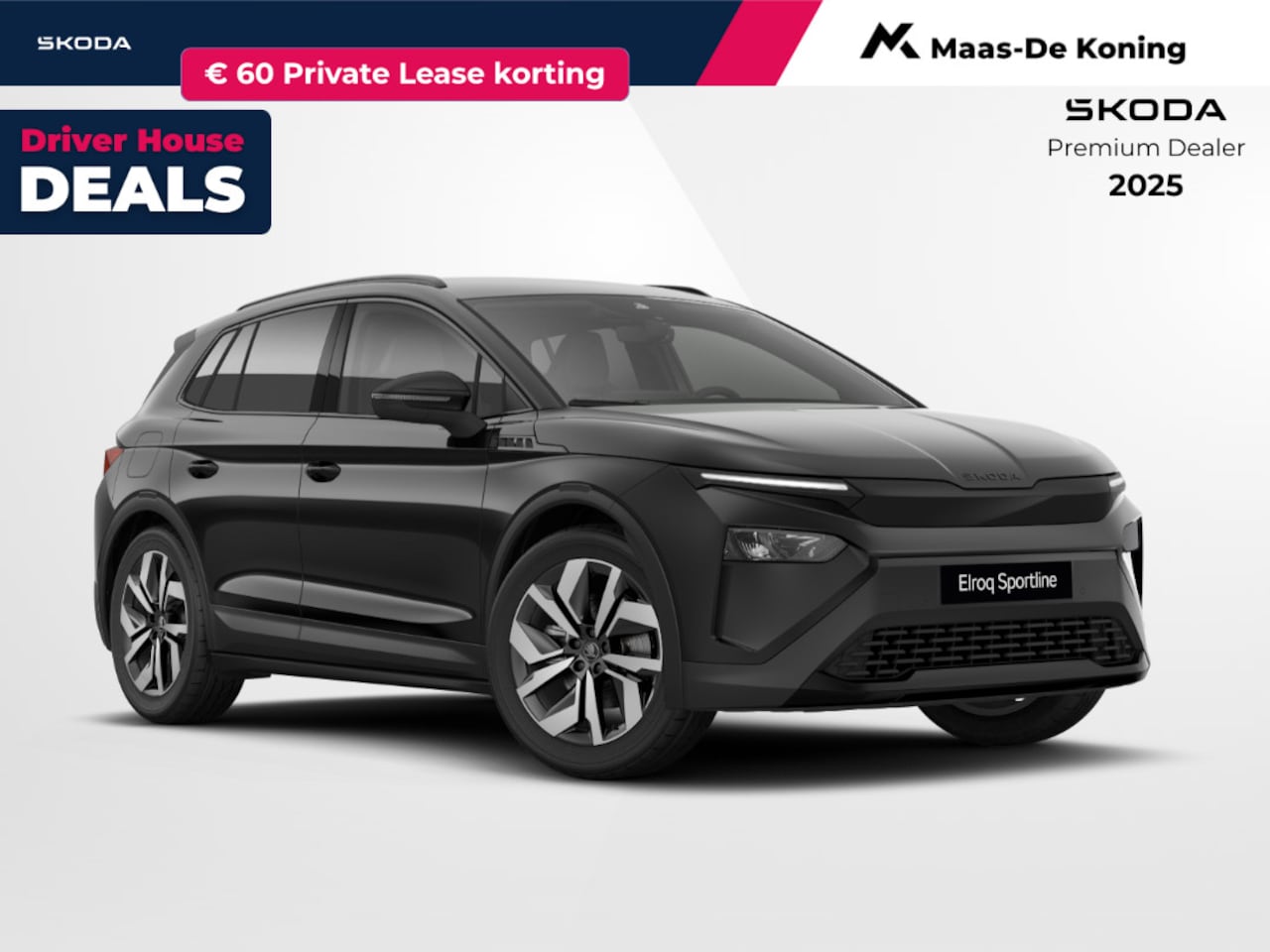 Skoda Elroq - Sportline Elektromotor 150 kW / 204 PK SUV Elektri / Trekhaak - AutoWereld.nl
