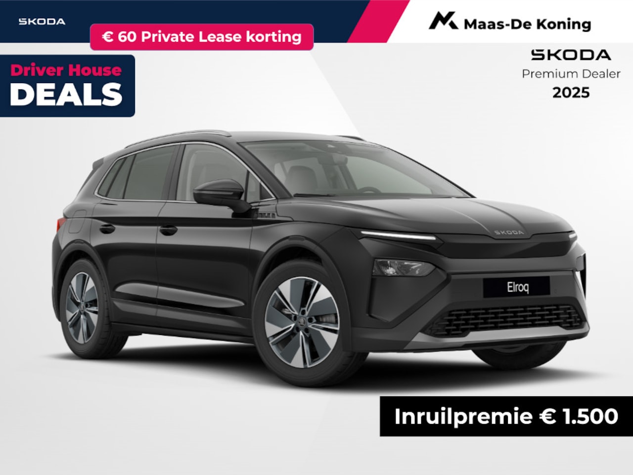 Skoda Elroq - Business Edition Elektromotor 150 kW / 204 PK SUV | Business upgrade - Clever | Trekhaak - AutoWereld.nl