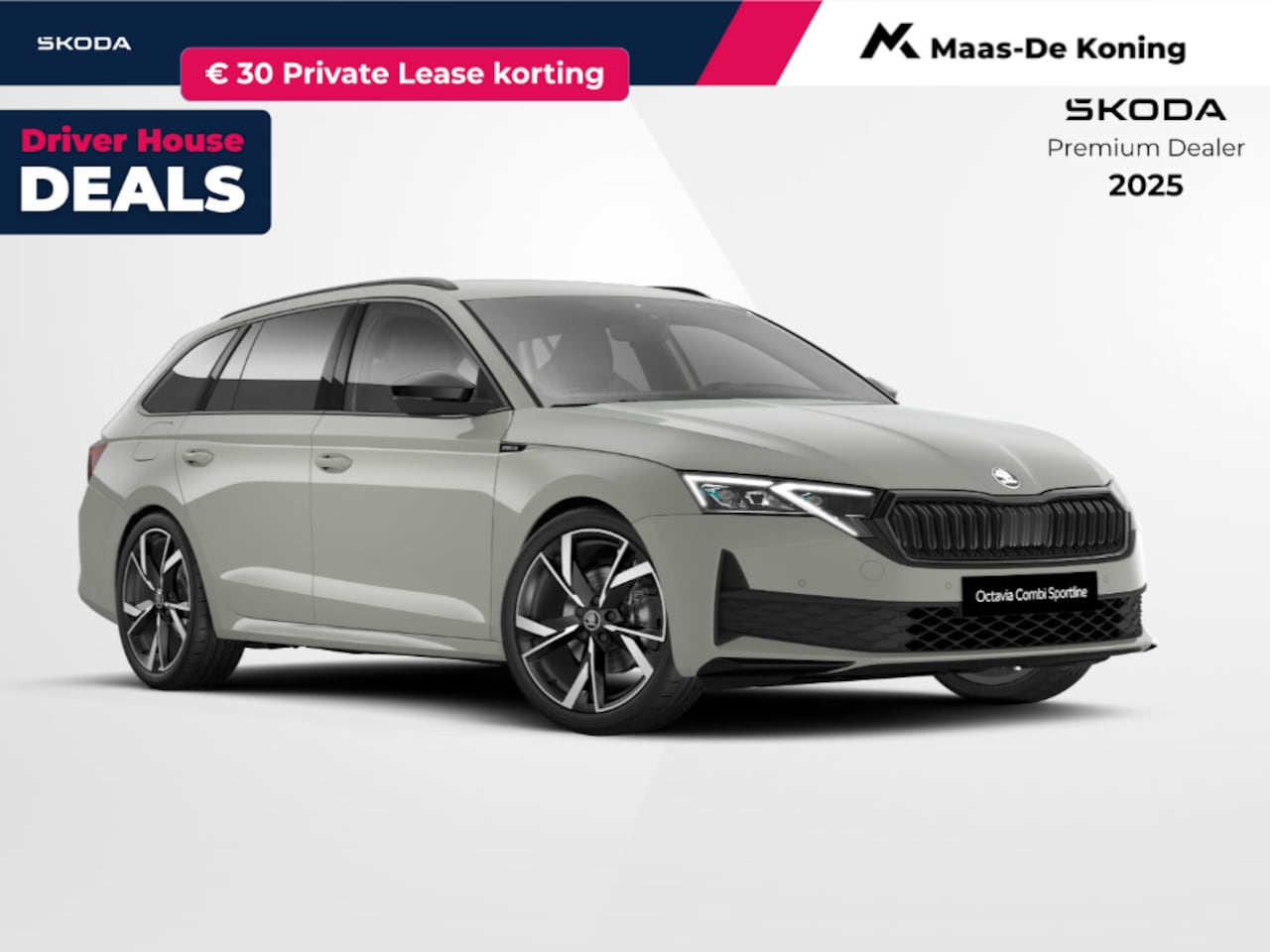 Skoda Octavia Combi - Sportline Tour 1.5 TSI m-HEV 110 kW / 150 PK Combi - AutoWereld.nl