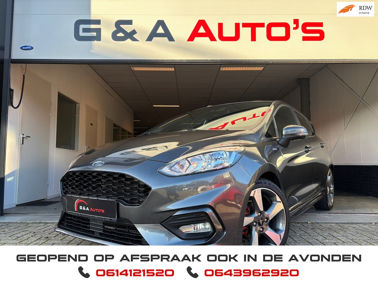 Ford Fiesta - 1.1 ST-LINE /KeyLess /Cruise CTRL / Navi / Line Assist / Carplay / PDC / 1e Eigenaar / VOL - AutoWereld.nl