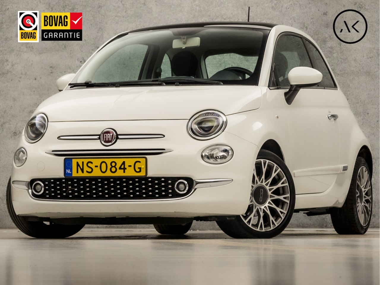 Fiat 500 - 0.9 TwinAir Turbo Lounge (PANORAMADAK, NAVIGATIE, AIRCO, SPORTSTOELEN, LM VELGEN, PARKEERS - AutoWereld.nl