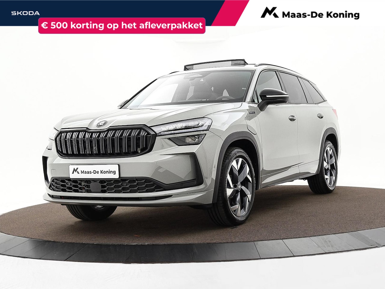 Skoda Kodiaq - 1.5 TSI 204pk DSG PHEV Sportline Business · Camera · Panoramadak · Elek. Voorstoel · Apple - AutoWereld.nl