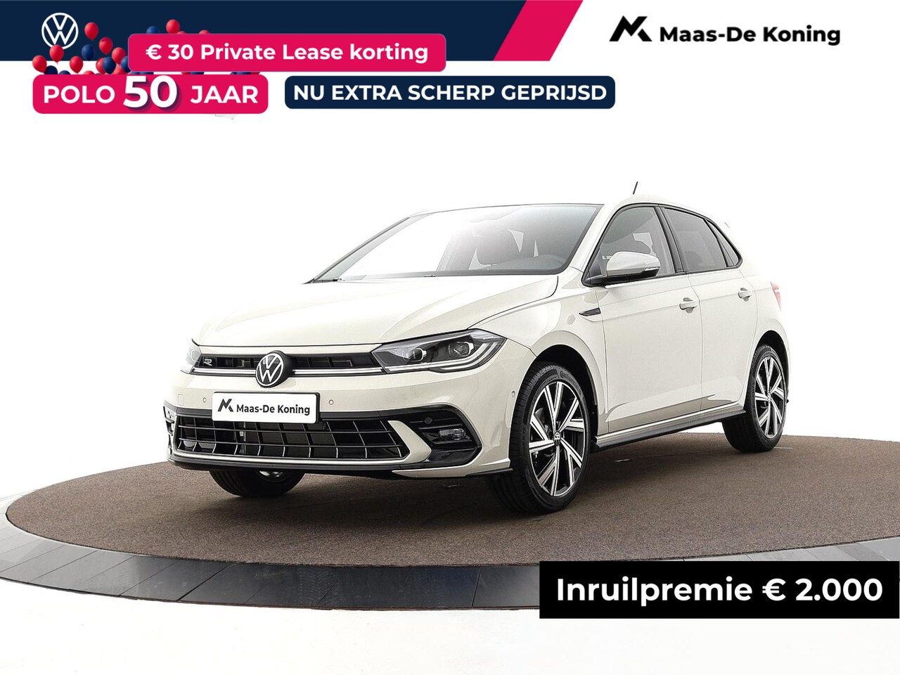 Volkswagen Polo - R-Line Edition 1.0 TSI 95 PK 7 Versn. DSG · Voorraad Actie · Prijs is inclusief EU 2000,- - AutoWereld.nl