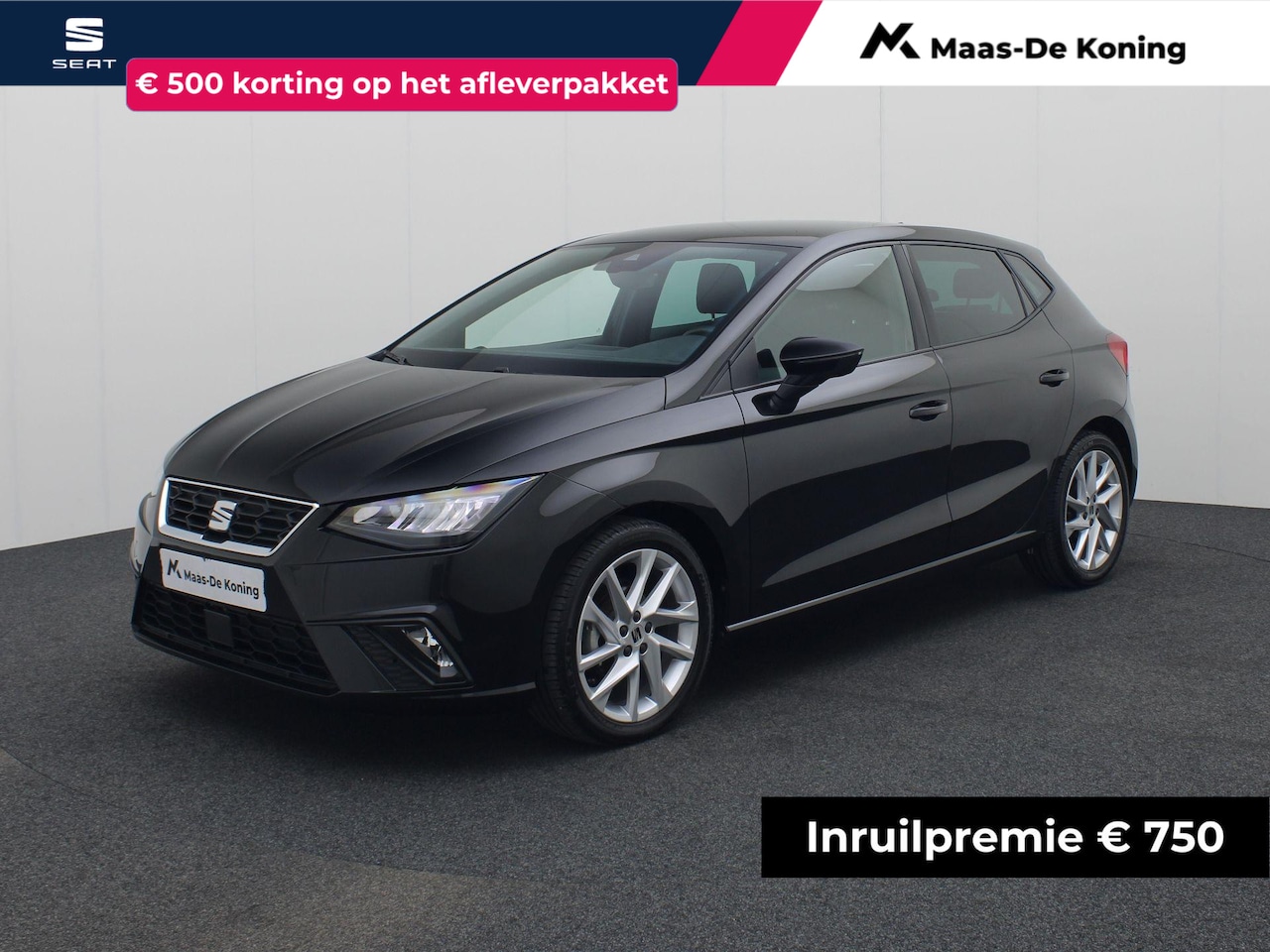 SEAT Ibiza - 1.0/95PK EcoTSI FR · Apple/Android Car Play · Parkeersensoren · Climatronic · DAB - AutoWereld.nl