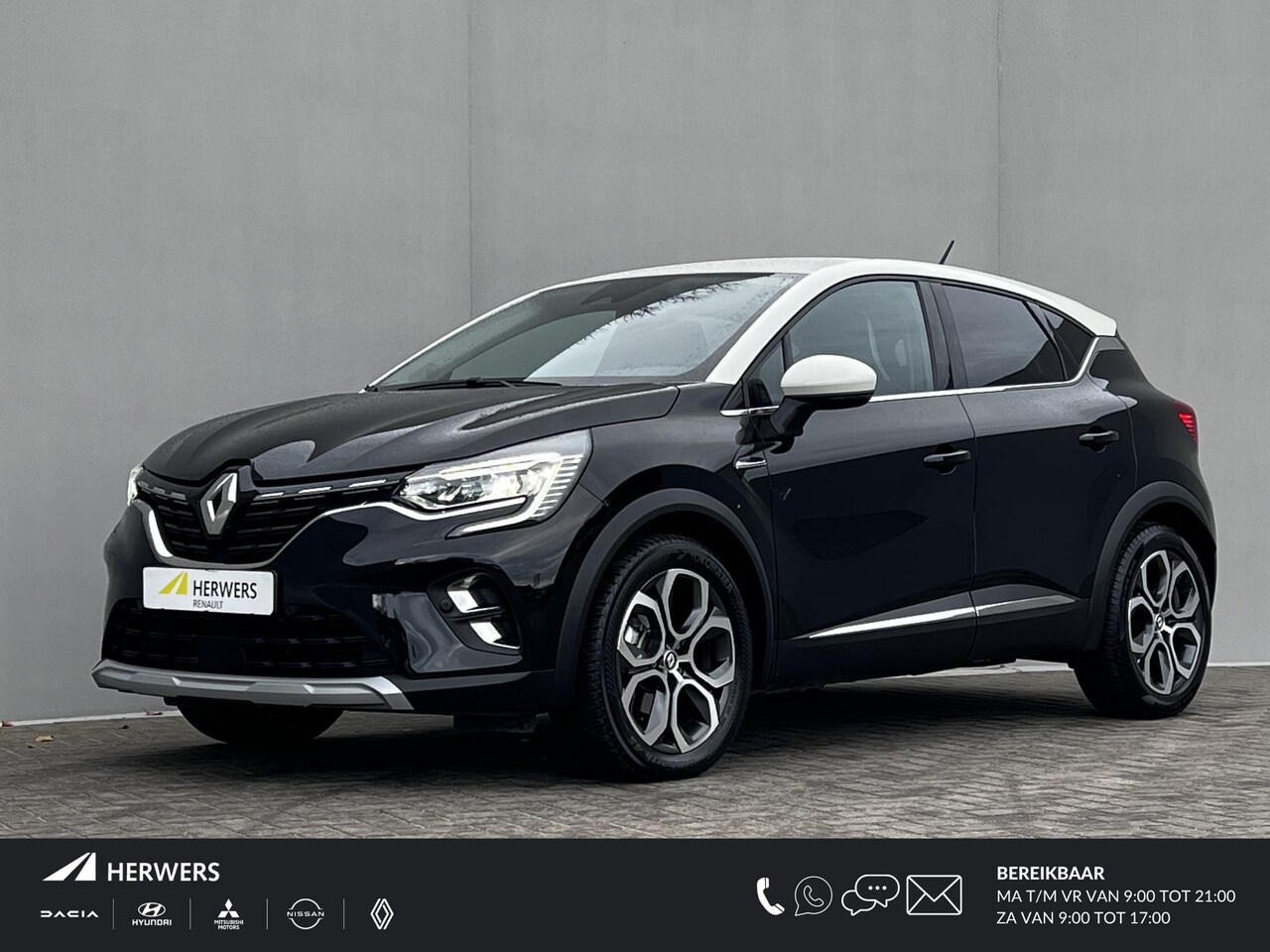 Renault Captur - 1.6 E-Tech Hybrid 145 Intens Automaat / Dealer onderhouden / Navigatie / Achteruitrijcamer - AutoWereld.nl