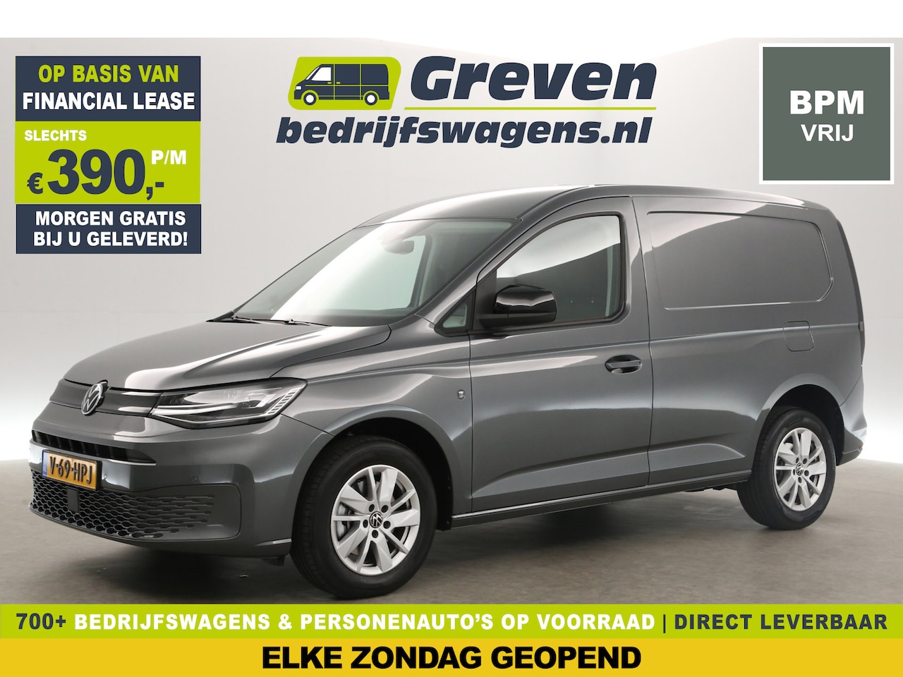 Volkswagen Caddy Cargo - 2.0 TDI Style | NIEUW | BPM Vrij | Automaat | Airco | Camera | Cruise | Carplay | LED | Pa - AutoWereld.nl