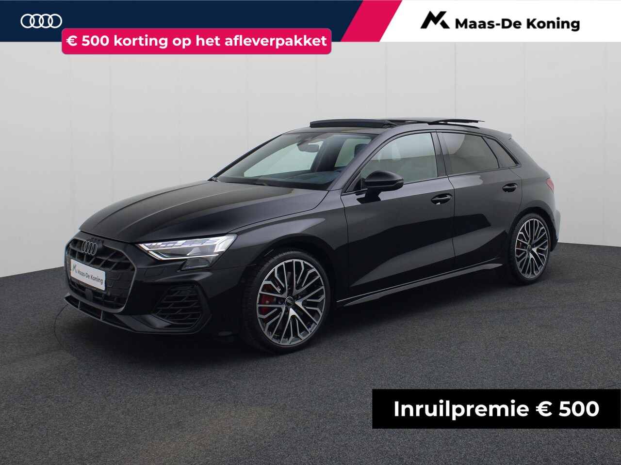 Audi S3 - Sportback 2.0 TSFI/333PK quattro · Panoramadak · Dynamic Plus · Sonos · Leder/Alcantara · - AutoWereld.nl