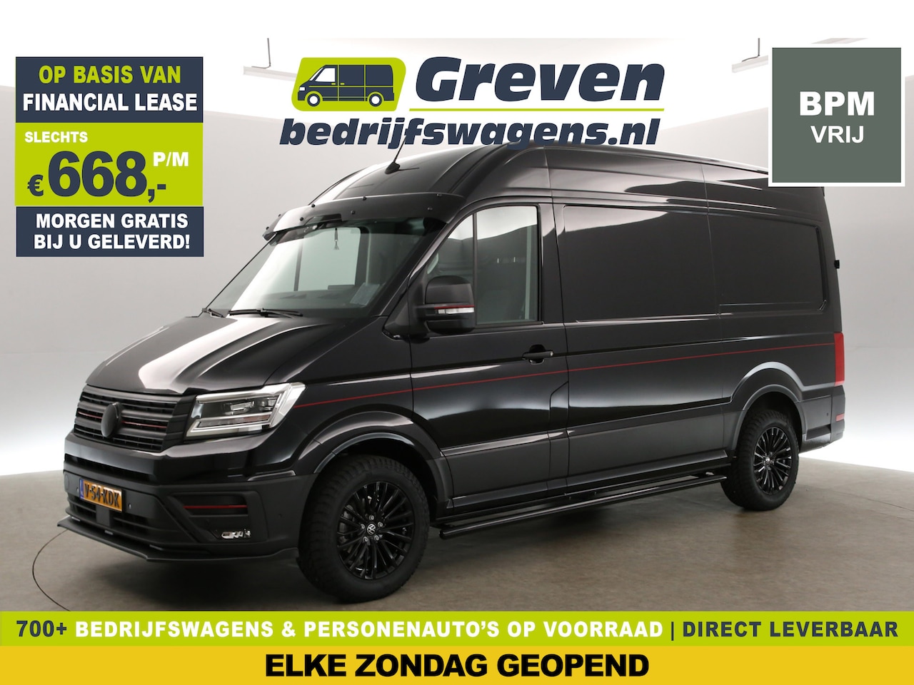 Volkswagen Crafter - 2.0 TDI DSG HERO EDITION L3H3 | 140PK | FACELIFT MODEL | BPM VRIJ | 3000KG | TREKHAAK | VI - AutoWereld.nl