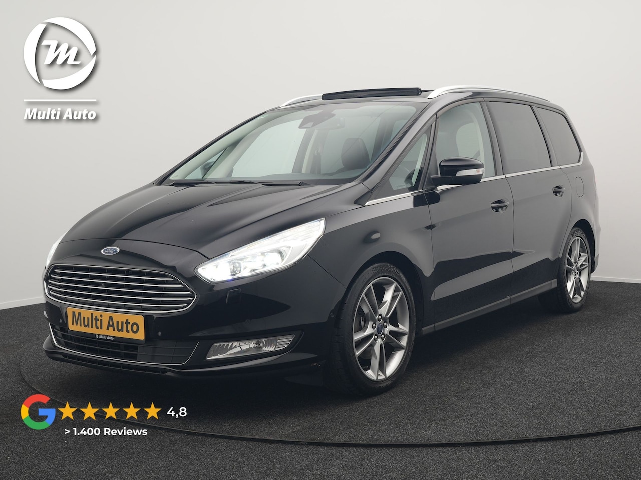 Ford Galaxy - 2.0 Titanium 7-Persoons 241pk Dealer O.H. | Trekhaak Afn. | Panodak | Adaptive Cruise | Ca - AutoWereld.nl