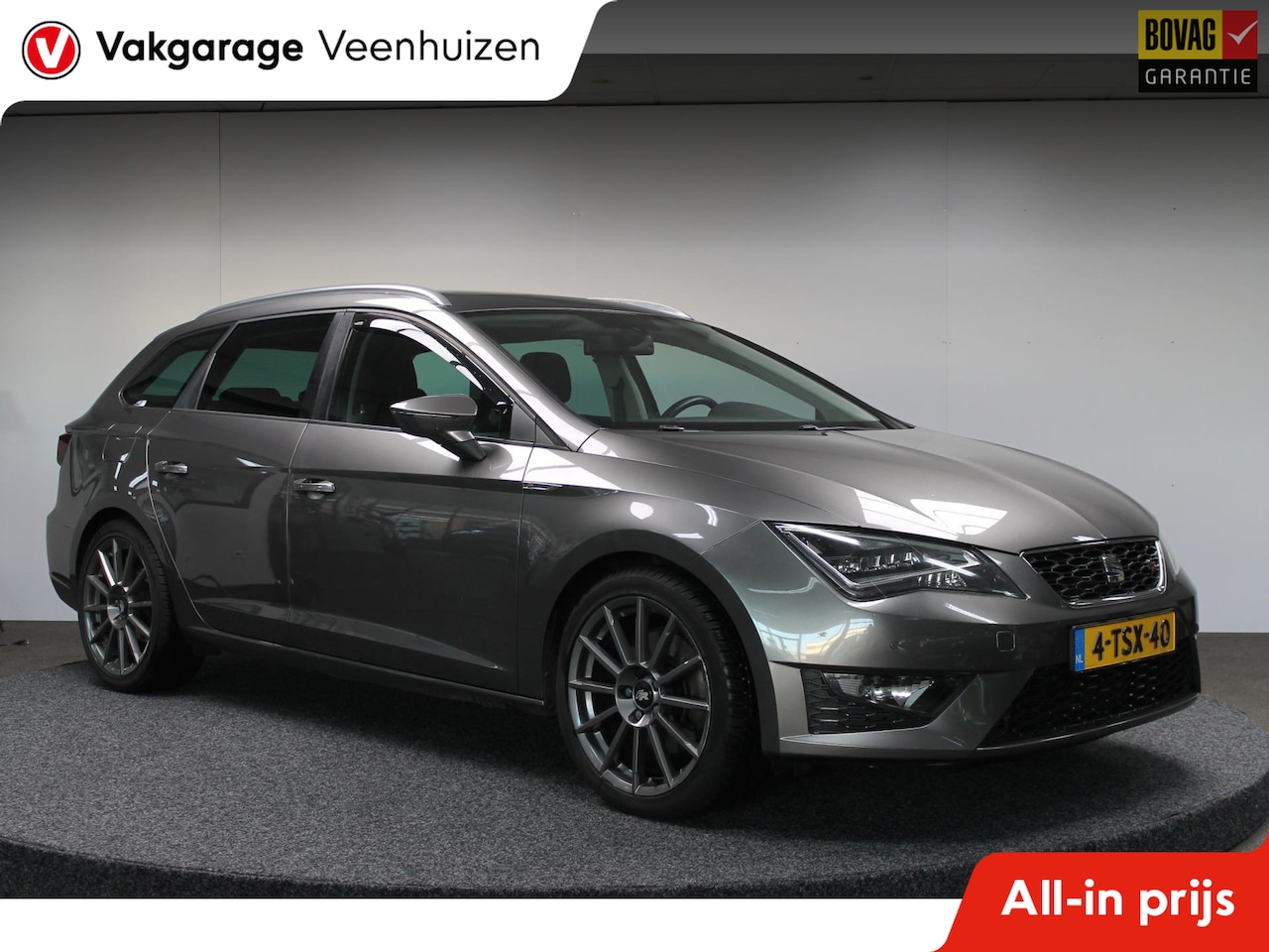 SEAT Leon ST - 1.8 TSI FR Business|trehaak|panorama dak|rijklaar prijs| - AutoWereld.nl