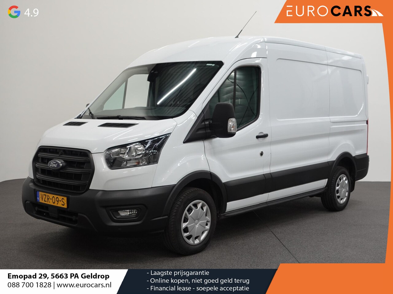 Ford Transit - 310 2.0 TDCI L2H2 Trend Automaat Airco Navigatie Bluetooth Camera Cruise Control Trekhaak - AutoWereld.nl
