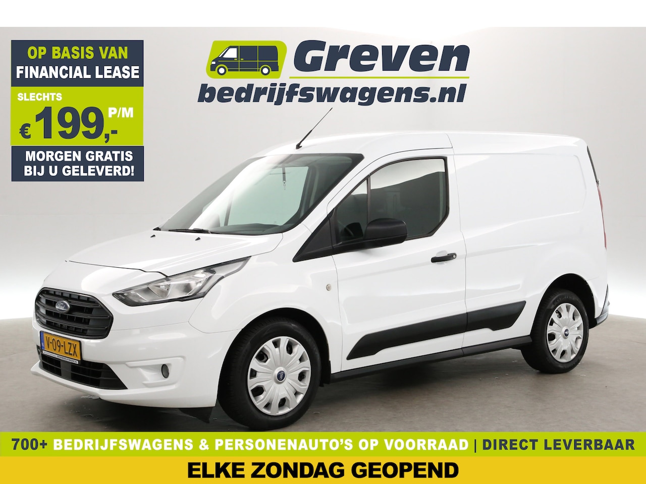 Ford Transit Connect - 1.5 EcoBlue 100PK | Airco | Cruise | Stoelverwarming | Elektrpakket - AutoWereld.nl