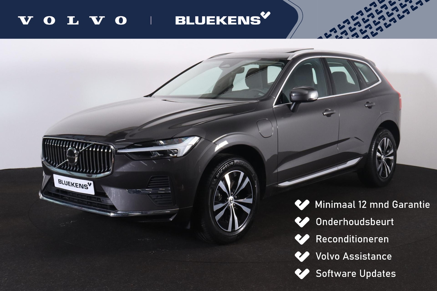 Volvo XC60 - T6 Recharge AWD Core Bright - Panorama/schuifdak - IntelliSafe Assist & Surround - Adaptie - AutoWereld.nl