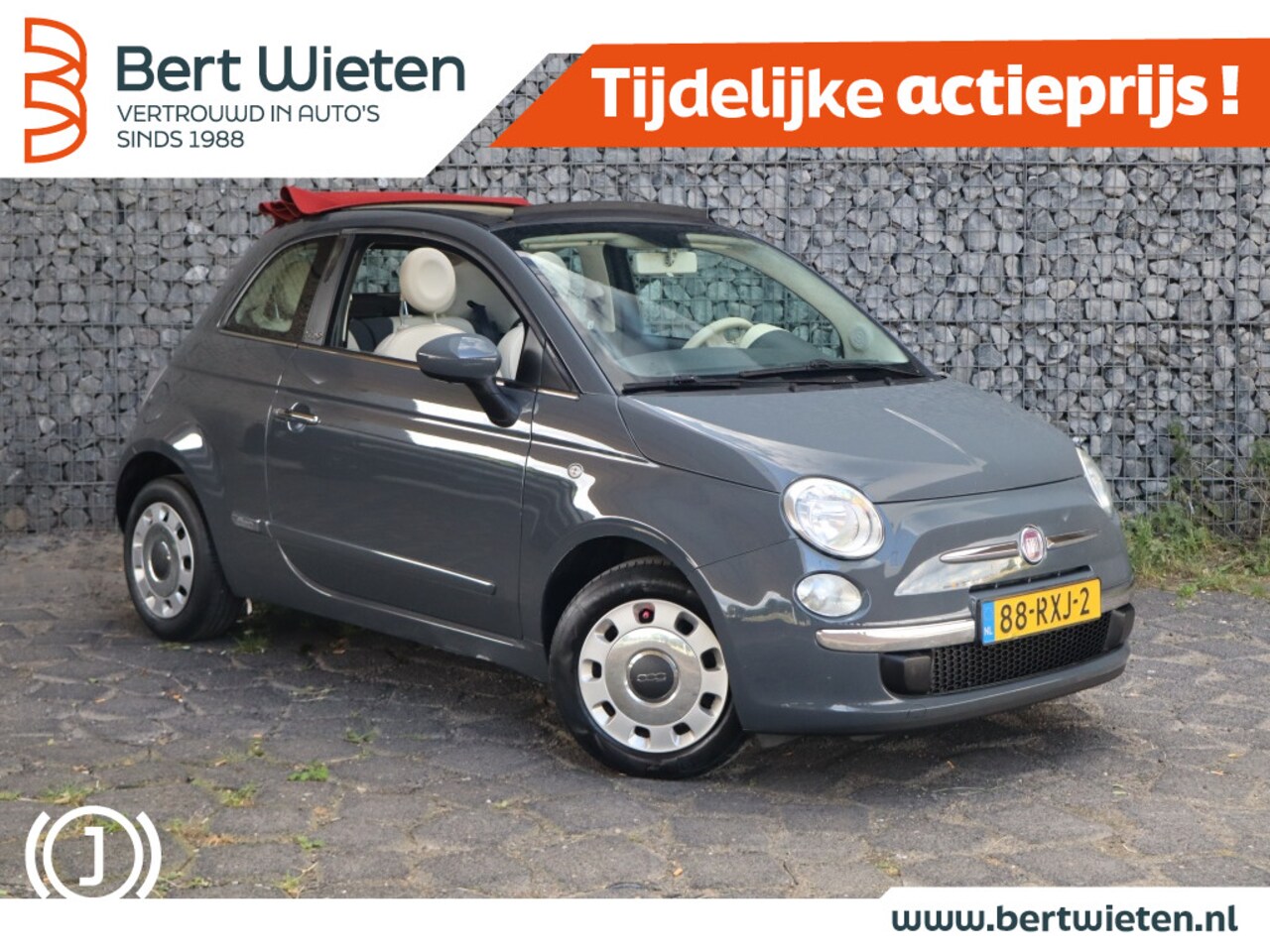 Fiat 500 C - 1.2 Pop | Geen import | Automaat | 4 Cilinder motor | Cabrio - AutoWereld.nl