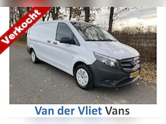 Mercedes-Benz Vito - 116 CDI 164pk E6 XL Extra Lang BPM Vrij Lease €421 /m, Airco, Navi+Camera, Trekhaak, PDC V