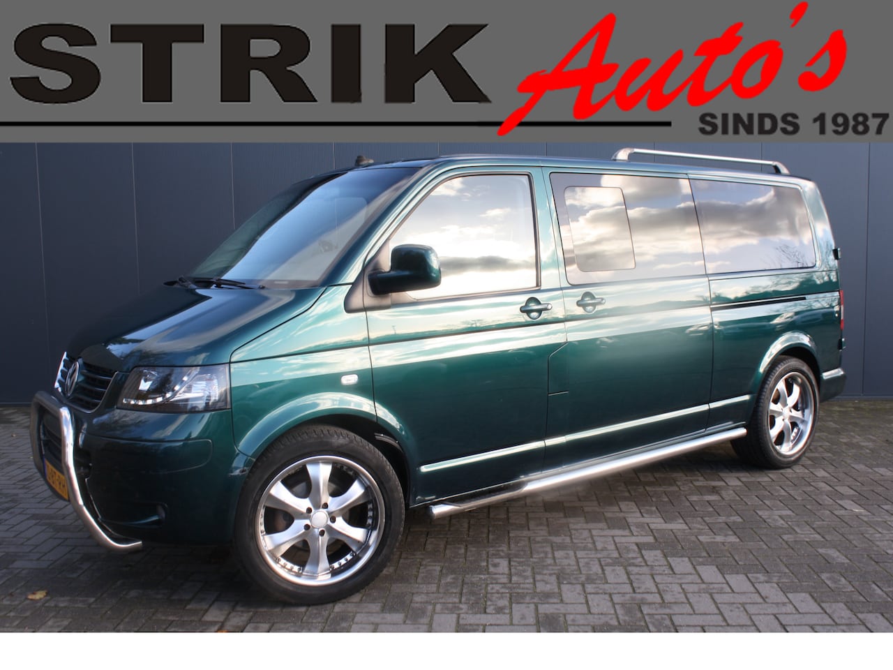Volkswagen Transporter - 2.5 TDI 340 Highline DC - MARGE - 2 x SCHUIFDEUR - CLIMATE CONTROL - SCHUIFDAK - TREKHAAK - AutoWereld.nl