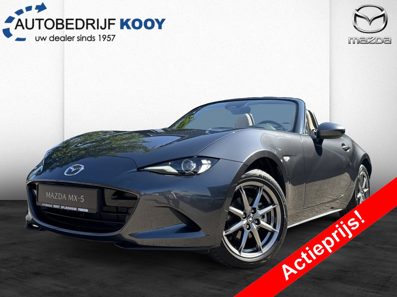 Mazda MX-5 - 1.5 132pk Kazari / Beige leer / Bose / Adaptieve LED koplampen - AutoWereld.nl