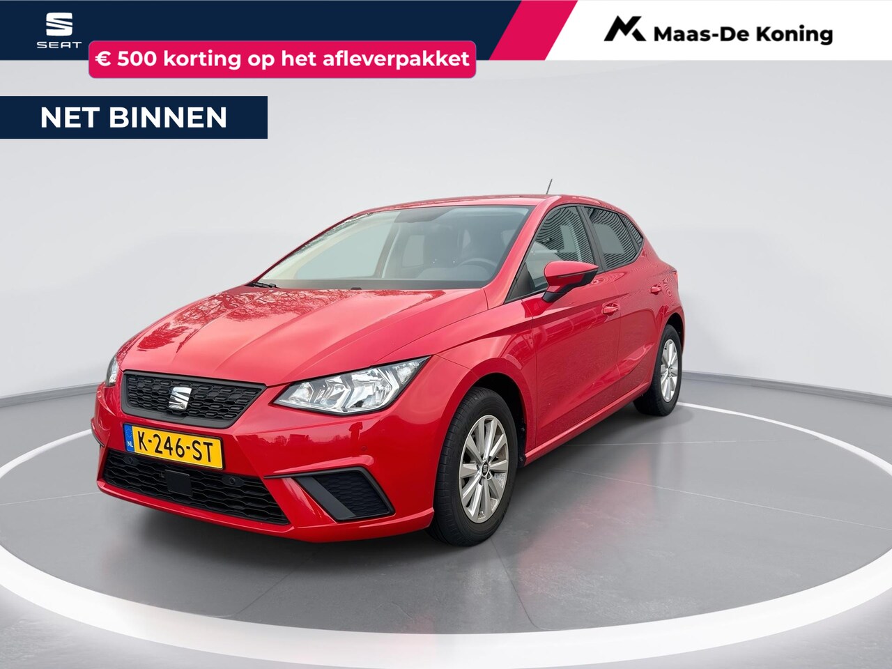 SEAT Ibiza - 1.0 TSI 95pk Style Business Intense · Camera · P-Sensoren · Apple/Android Car Play · Navig - AutoWereld.nl
