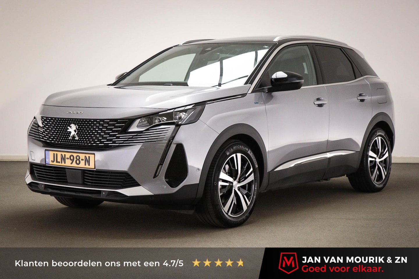 Peugeot 3008 - 1.6 HYbrid 225 GT | PANORAMADAK | SFEERVERLICHTING | DAB | APPLE | CAMERA - AutoWereld.nl