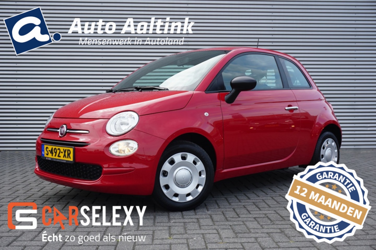Fiat 500 - 1.0 Hybrid Cult AIRCO | EL. RAMEN | SPEEDLIMITER - AutoWereld.nl