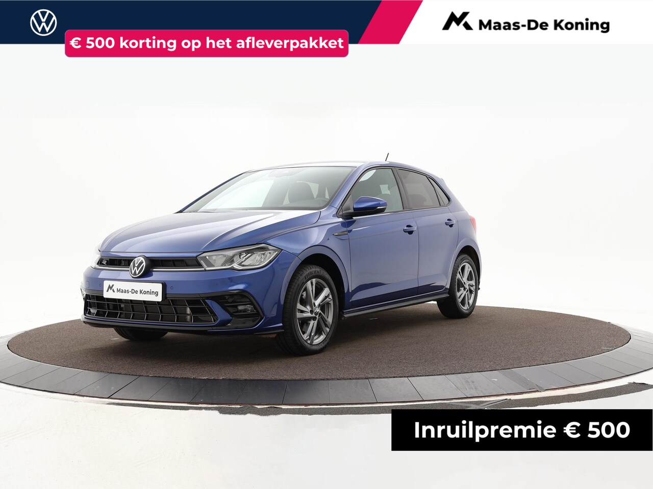 Volkswagen Polo - 1.0 TSI 110pk DSG R-Line · Camera · Apple/Android Car Play · ACC · 16'' Velgen · - AutoWereld.nl