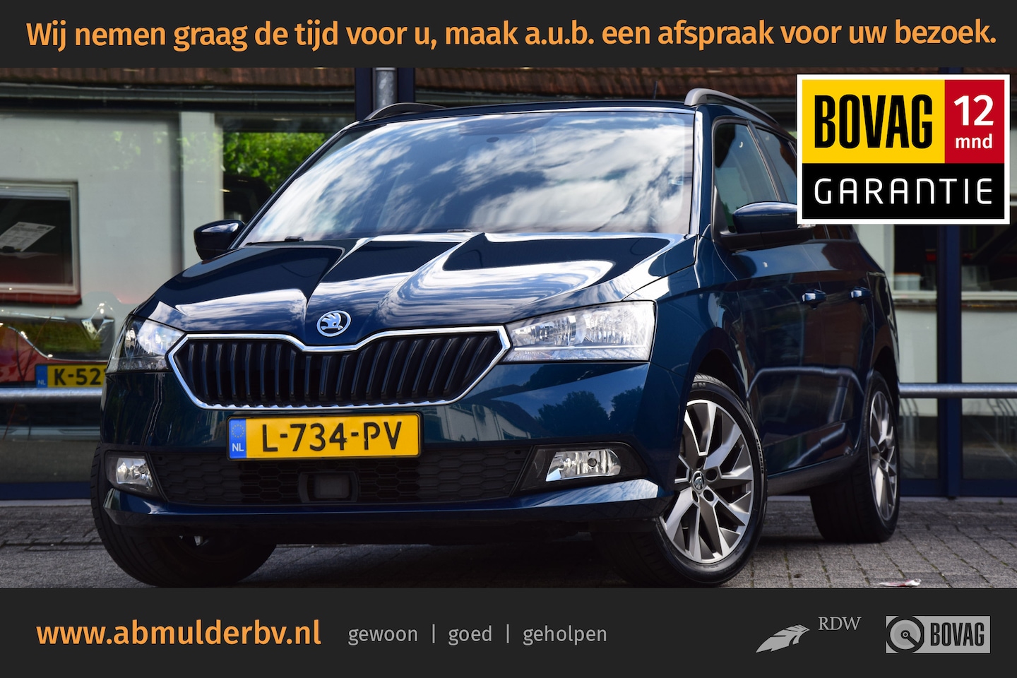 Skoda Fabia Combi - 1.0 TSI 96PK Business Edition | Org. NL | BOVAG Garantie | Trekhaak | Cruise Control | 16' - AutoWereld.nl