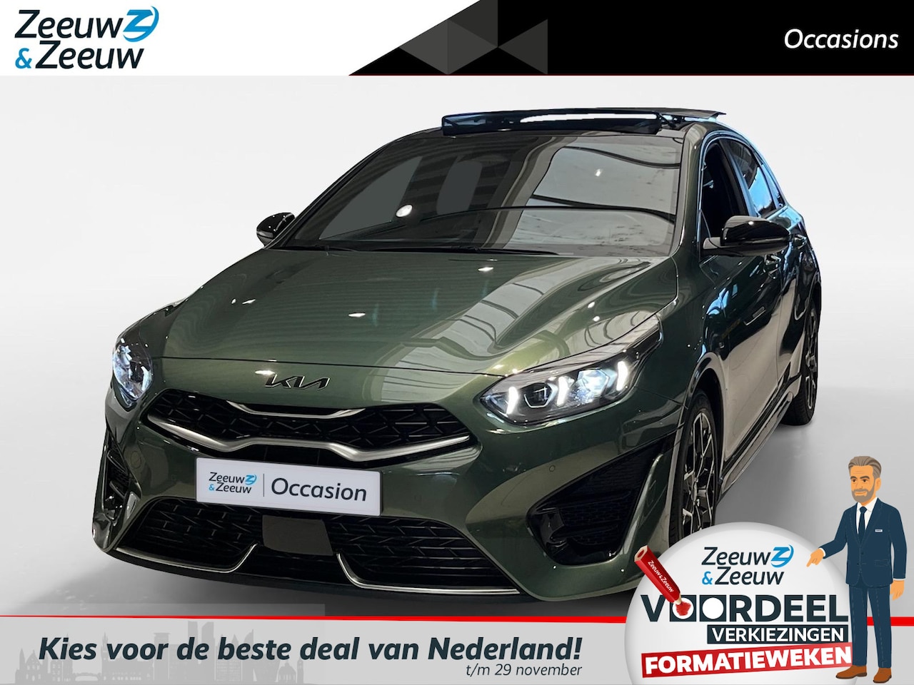 Kia Cee'd - Ceed 1.5 T-GDi GT-Line | Apple Carplay/ Android auto | Stoel + Stuurverwarming | Elektrisc - AutoWereld.nl