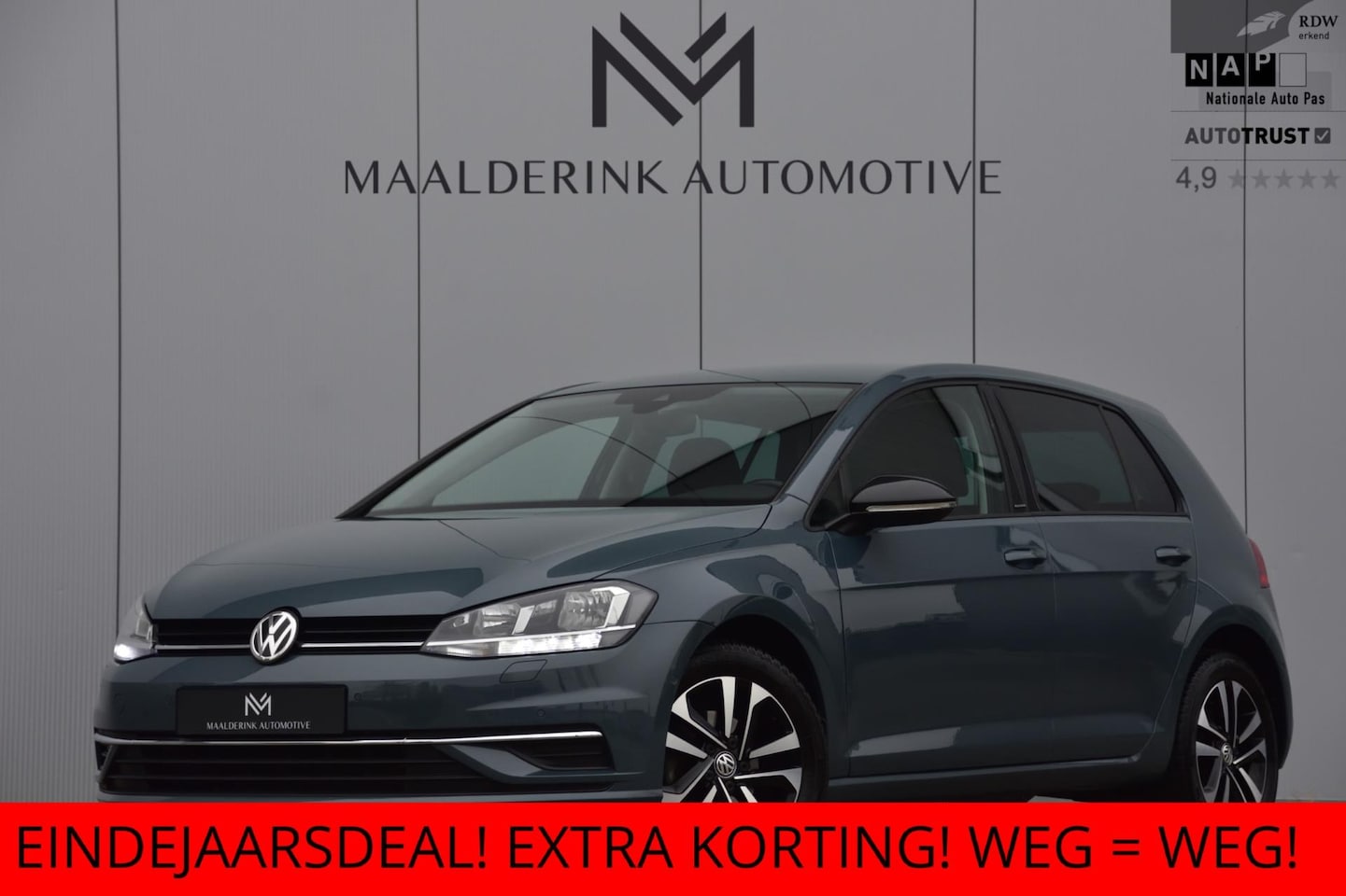 Volkswagen Golf - 1.0 TSI IQ Drive App-Connect, Stoelverwarming, Parkeersensoren, Led - AutoWereld.nl