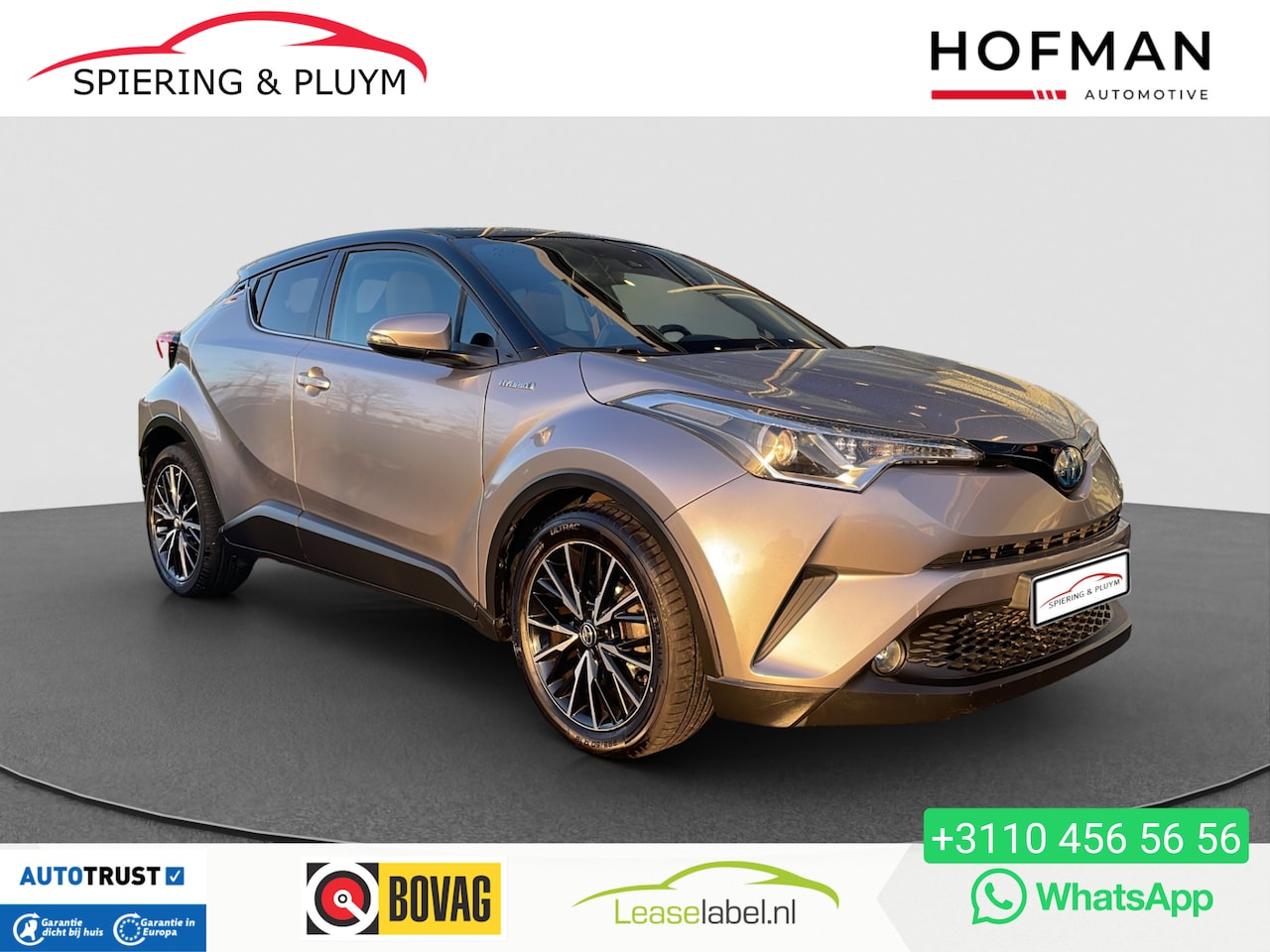 Toyota C-HR - 1.8 Hybrid Bi-Tone 10jr garantie Trekhaak | Adap. cruise | Stoelverwarming | - AutoWereld.nl