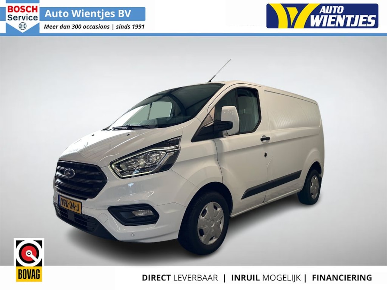 Ford Transit Custom - 2.0 TDCI 77kw | L1H1 Ambiente 3-Pers | Airco | Cruise | Led - AutoWereld.nl