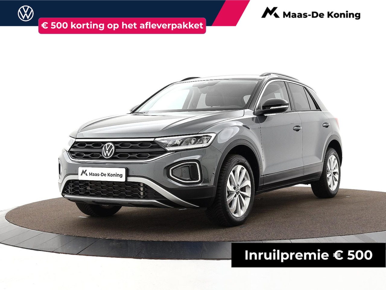 Volkswagen T-Roc - 1.5 TSI 150pk DSG Life Edition · Apple/Android Car Play · Navigatie · Camera · P-Sensoren - AutoWereld.nl