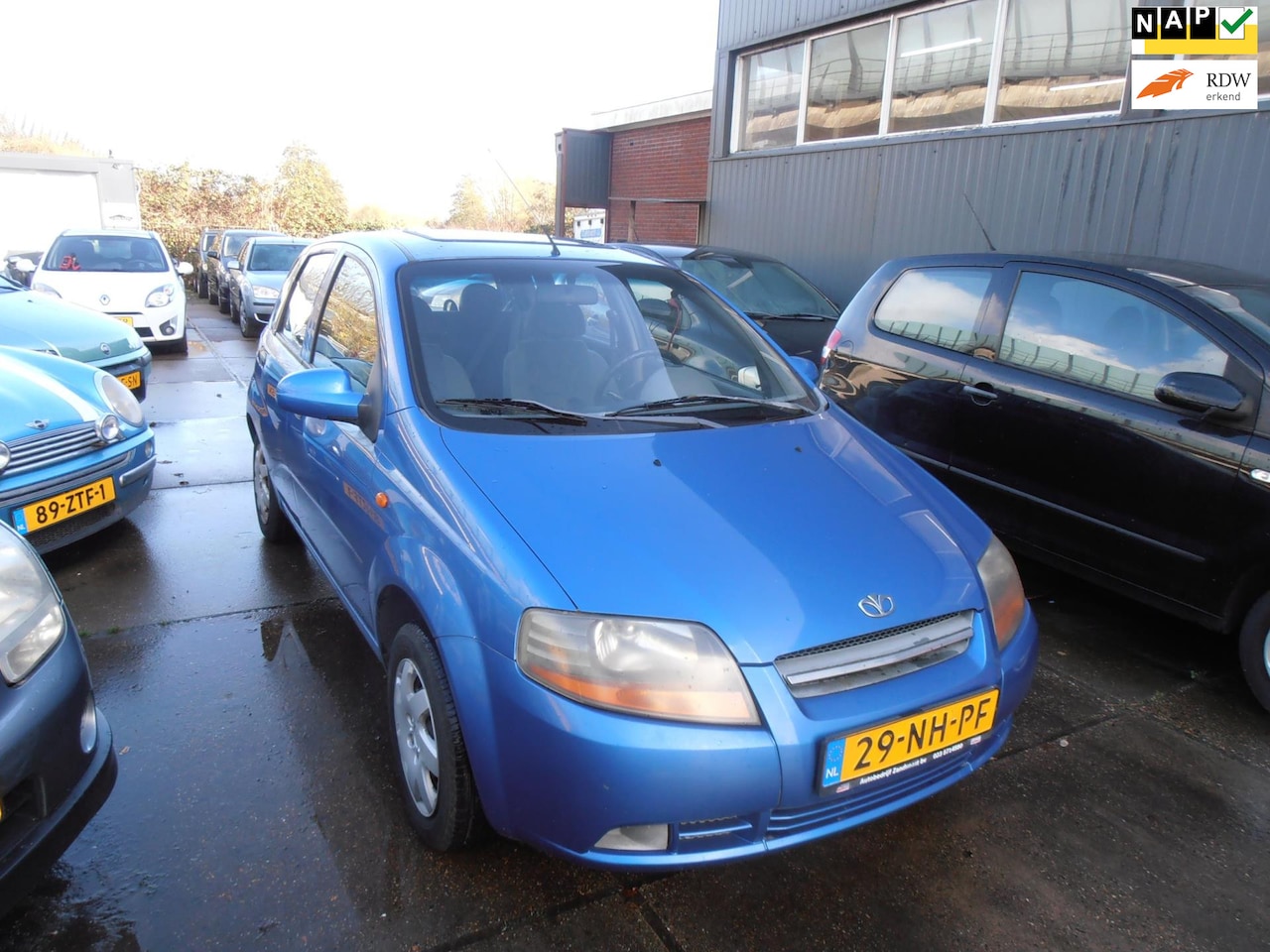 Daewoo Kalos - 1.4 Style st bekr airco elek pak nap apk - AutoWereld.nl