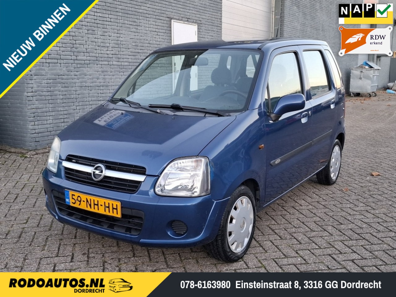 Opel Agila - 1.2-16V Enjoy 5Drs Hoge Instap Nw APK - AutoWereld.nl