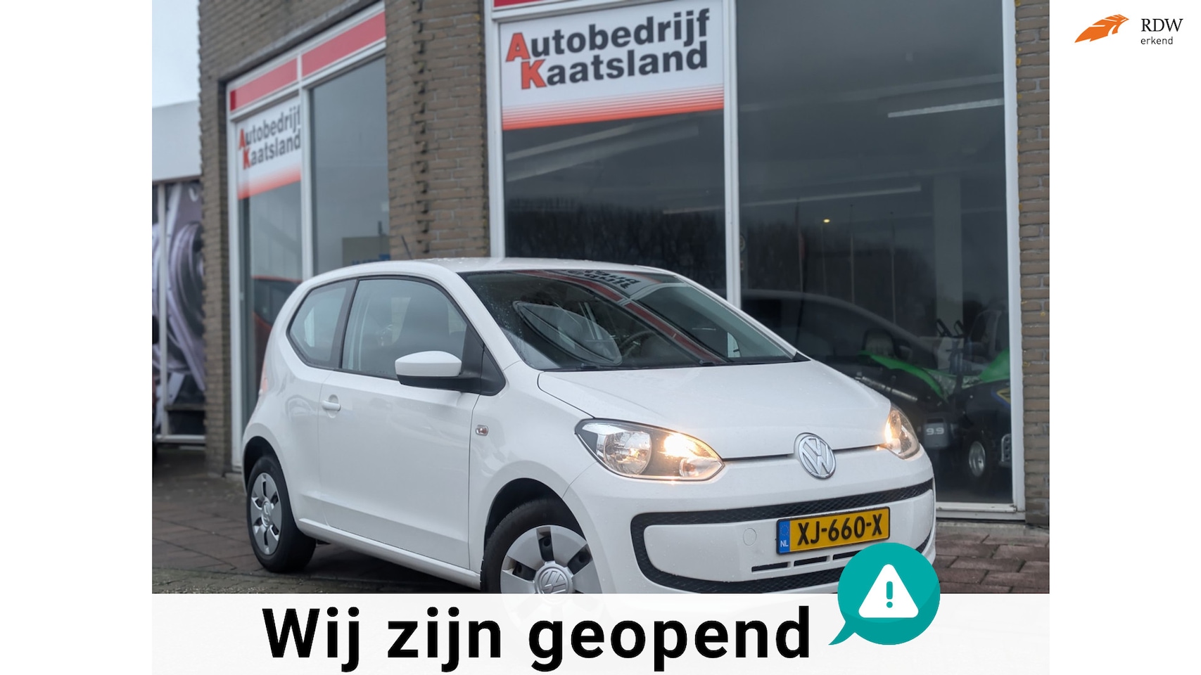 Volkswagen Up! - 1.0 move up! BlueMotion - Airco - Navi - - AutoWereld.nl